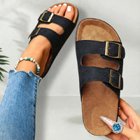 Bren Dual Buckle Comfort Sandalen