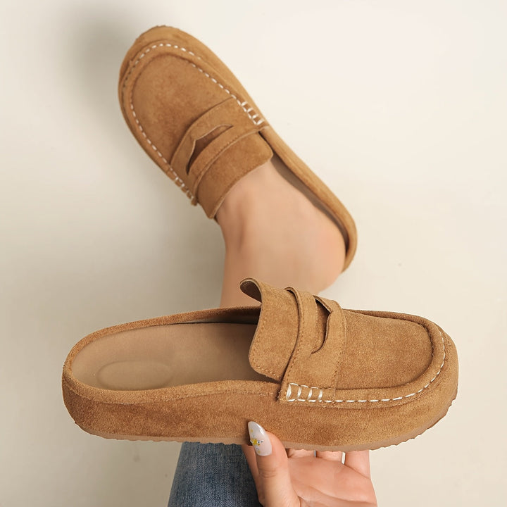 SoftStep Suede Muil Loafers