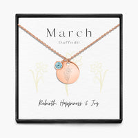 Geboortemaand hanger ketting