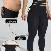 Contour Performance Leggings met Hoge Taille