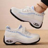 Noir Lift Gebreide Sneakers