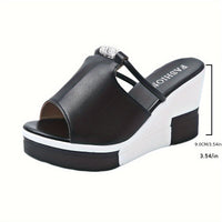 Elevate Wedge Teenslippers
