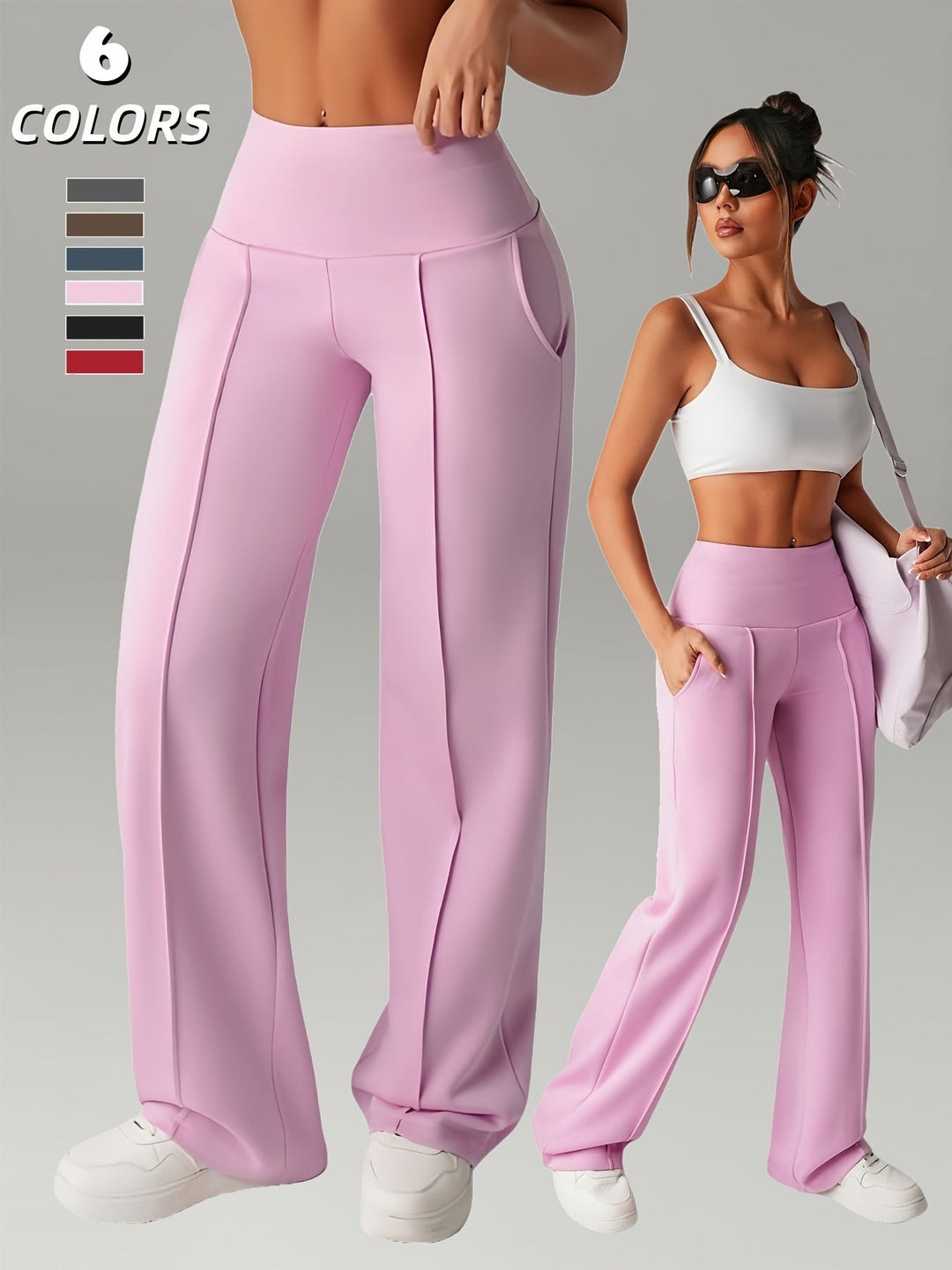 FlowWide High-Waist Broek