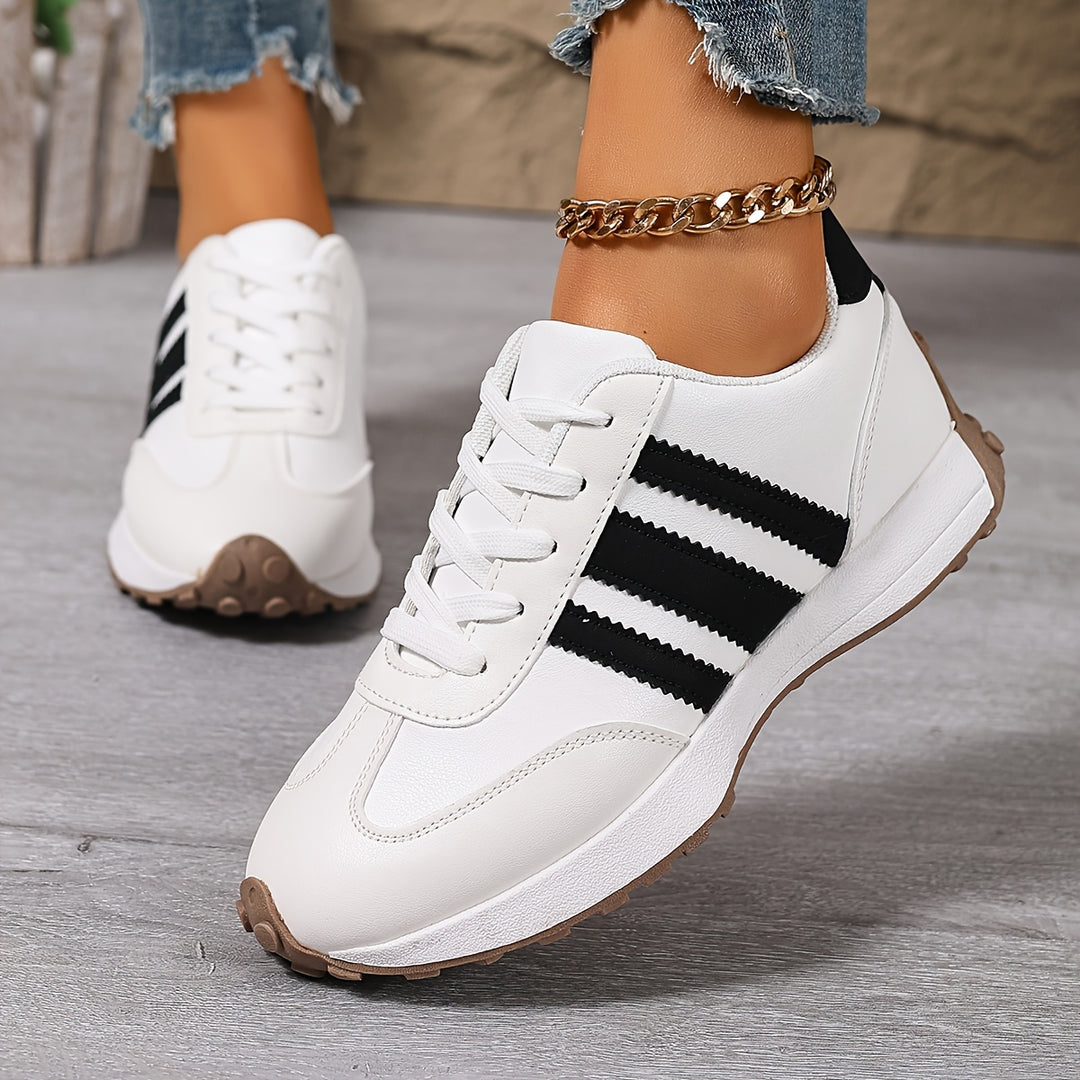 Riven Classic Gestreepte Sneakers