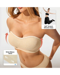Draadloze multiway bandeau bh – Comfortabel en goed aansluitend, ook in grote maten