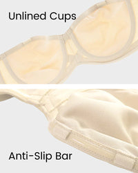Ondersteunende Antislip Bandeau Beha met Afneembare Bandjes