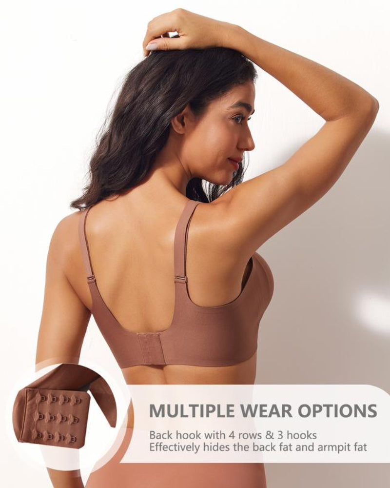 Jelly Draadloze Dames Comfortabele Push-up Beha