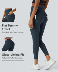 Butt Lifting Tummy Control Zijzak High Waisted Vormgevende Training Leggings