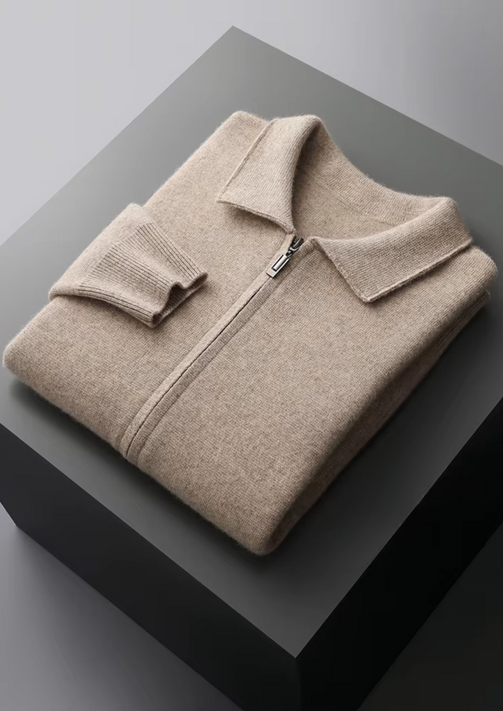 Luzern | Merino Vest met rits