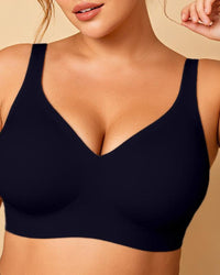Naadloze Draadloze V-hals Jelly BH Tanktop
