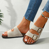 Bren Dual Buckle Comfort Sandalen