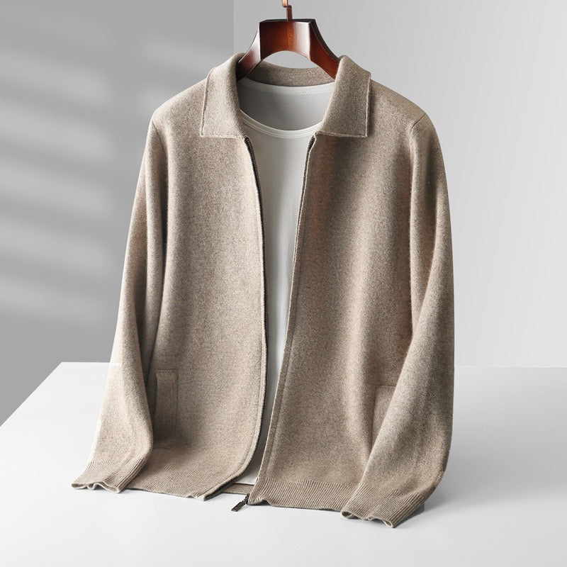 Luzern | Merino Vest met rits