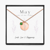 Geboortemaand hanger ketting