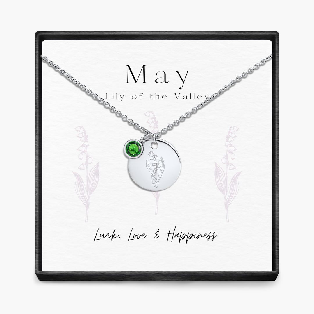 Geboortemaand hanger ketting