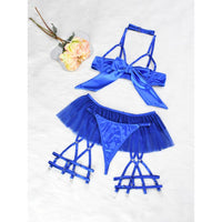 Mesh Sexy Lingerie for Women – Lace Temptation Uniform Set