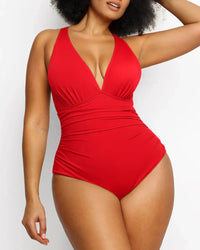 Smart Sculpt Badpak met buikcontrole voor dames