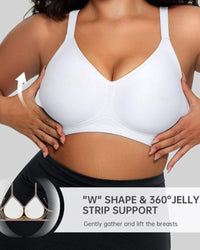 Naadloze Zachte Comfortabele Geleistrip Draadloze BH