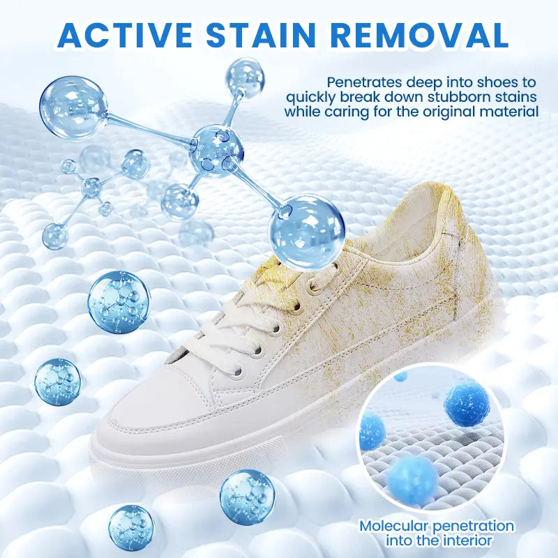 PureStep Witte Schoen Poets Crème