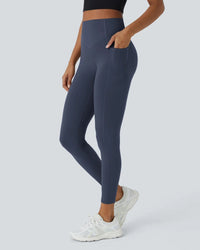 Hoge Taille Butt Lifting Buikcontrole Zijvak Shaping Training Legging