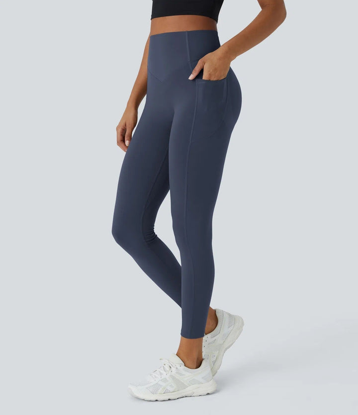 Hoge Taille Butt Lifting Buikcontrole Zijvak Shaping Training Legging
