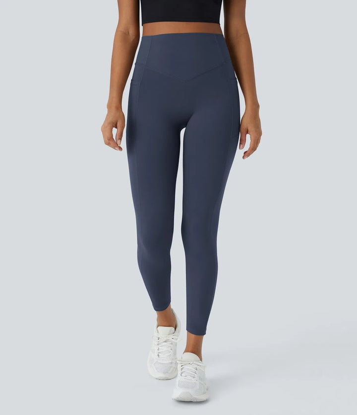 Hoge Taille Butt Lifting Buikcontrole Zijvak Shaping Training Legging