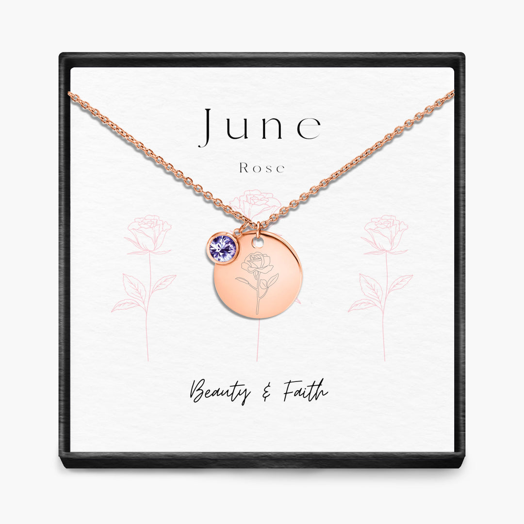 Geboortemaand hanger ketting
