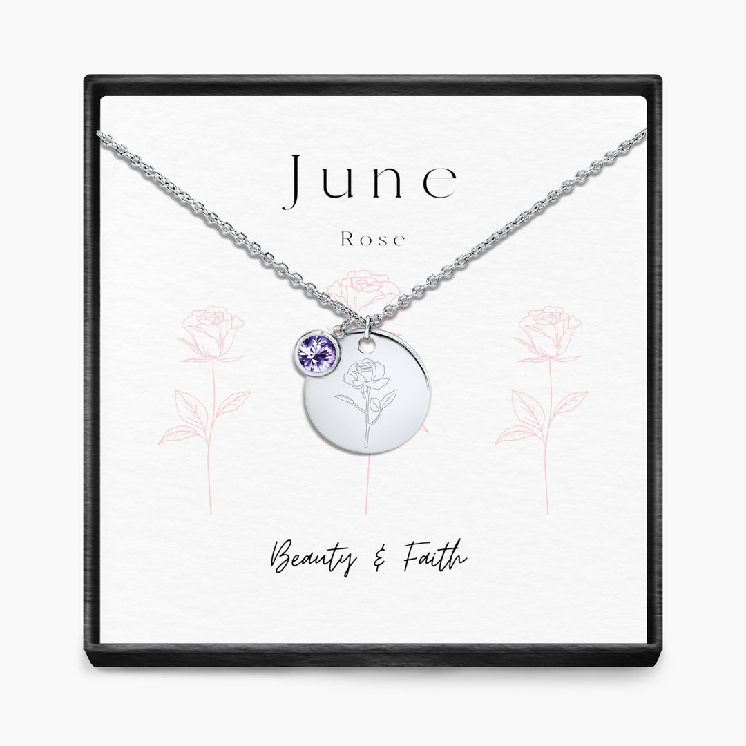 Geboortemaand hanger ketting