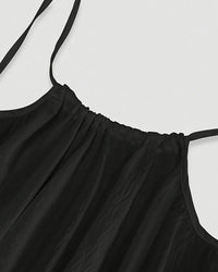 Effen backless cami-jurk voor dames