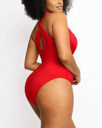 Smart Sculpt Badpak met buikcontrole voor dames