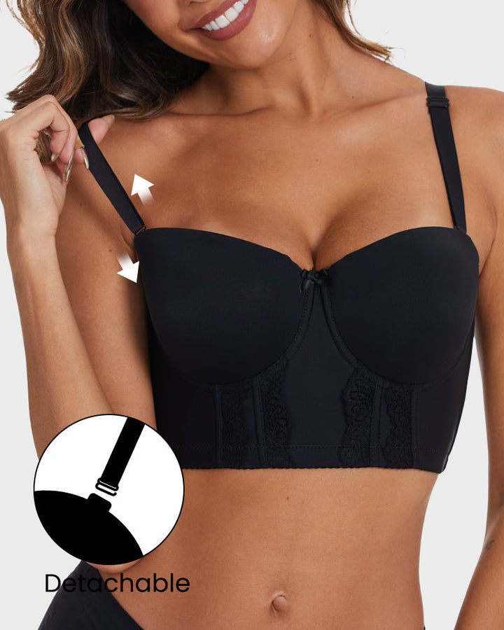 De Strapless Beha met Lage Rug