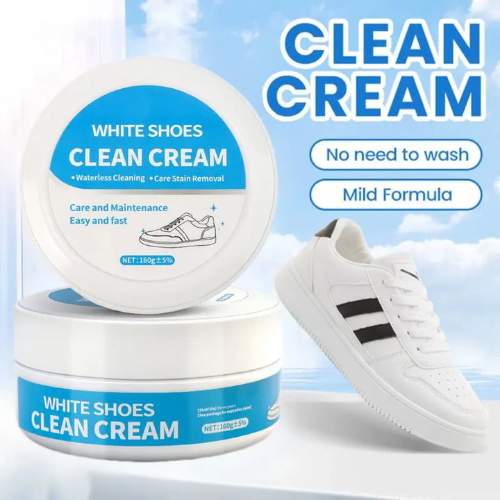 PureStep Witte Schoen Poets Crème