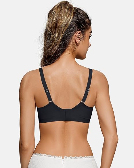 Naadloze bh van transparant mesh voor dames