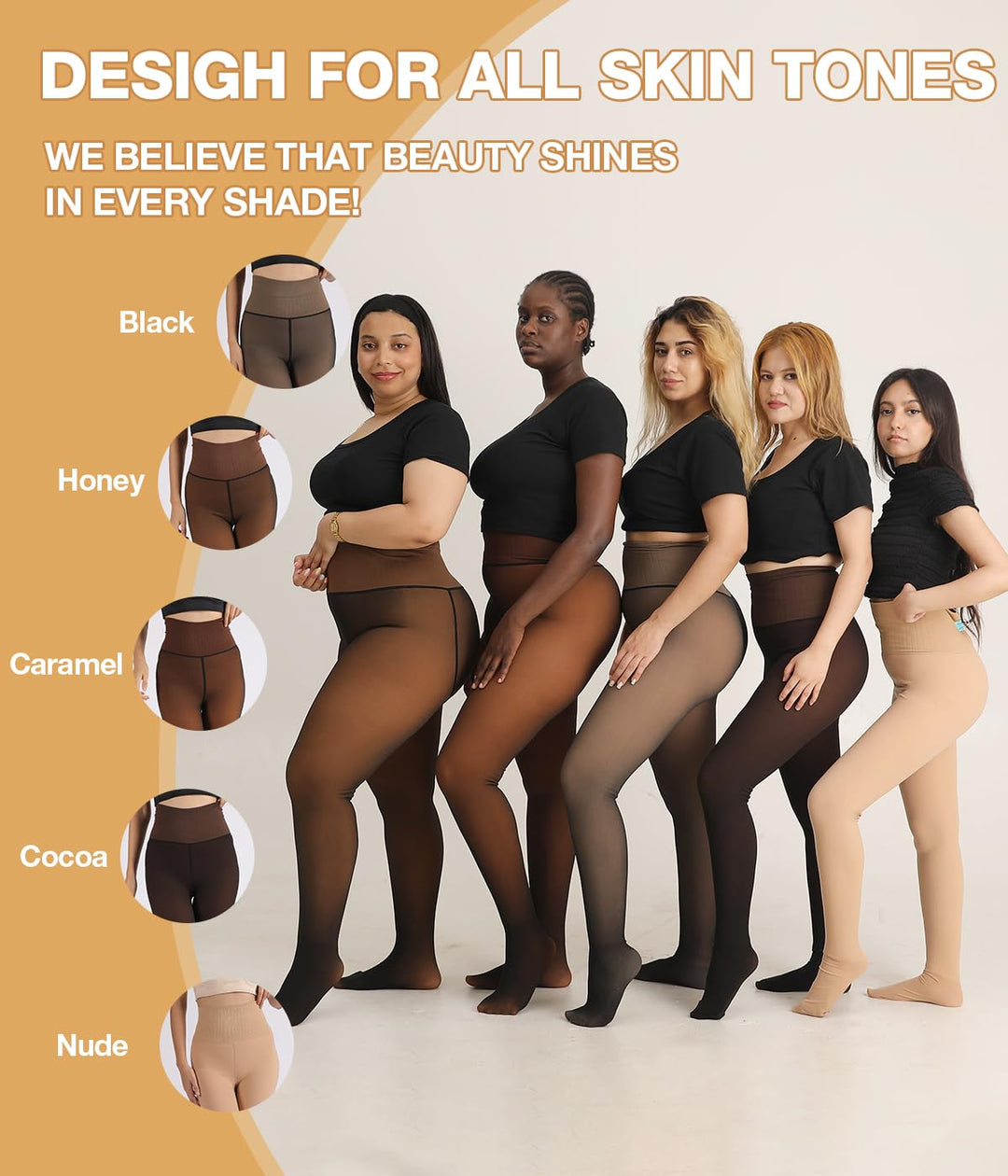 Dameslegging met fleecevoering