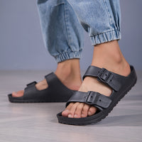 Mono Buckle Comfort Sandalen