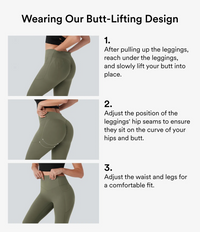 High-Waisted Buikcorrigerende Shaping Yoga Legging met Zakken en Uitlopende Pijpen