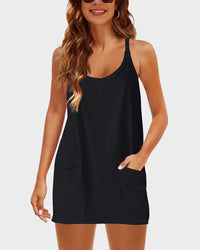Mouwloze mini-jurk voor dames