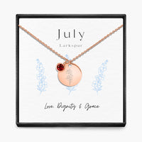 Geboortemaand hanger ketting
