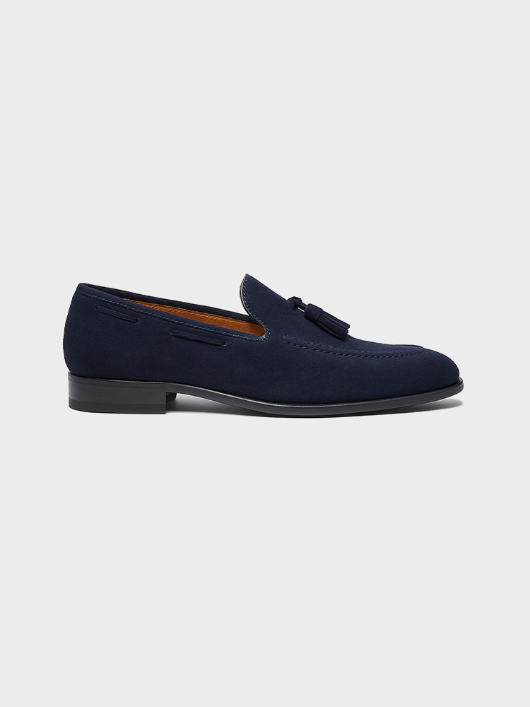 Rivoli Suède Kwastje Loafers