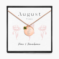 Geboortemaand hanger ketting