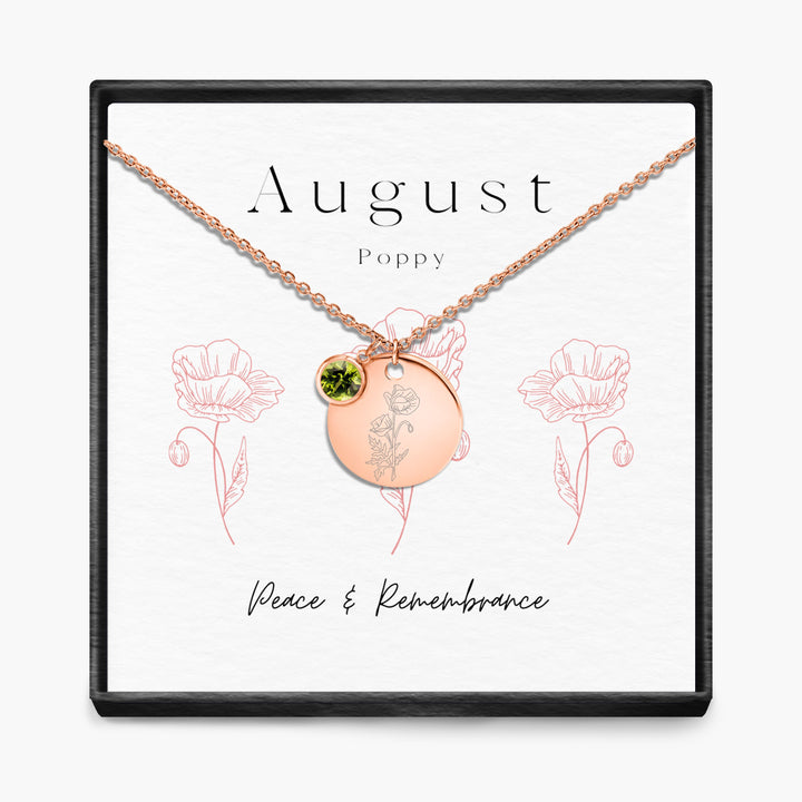 Geboortemaand hanger ketting