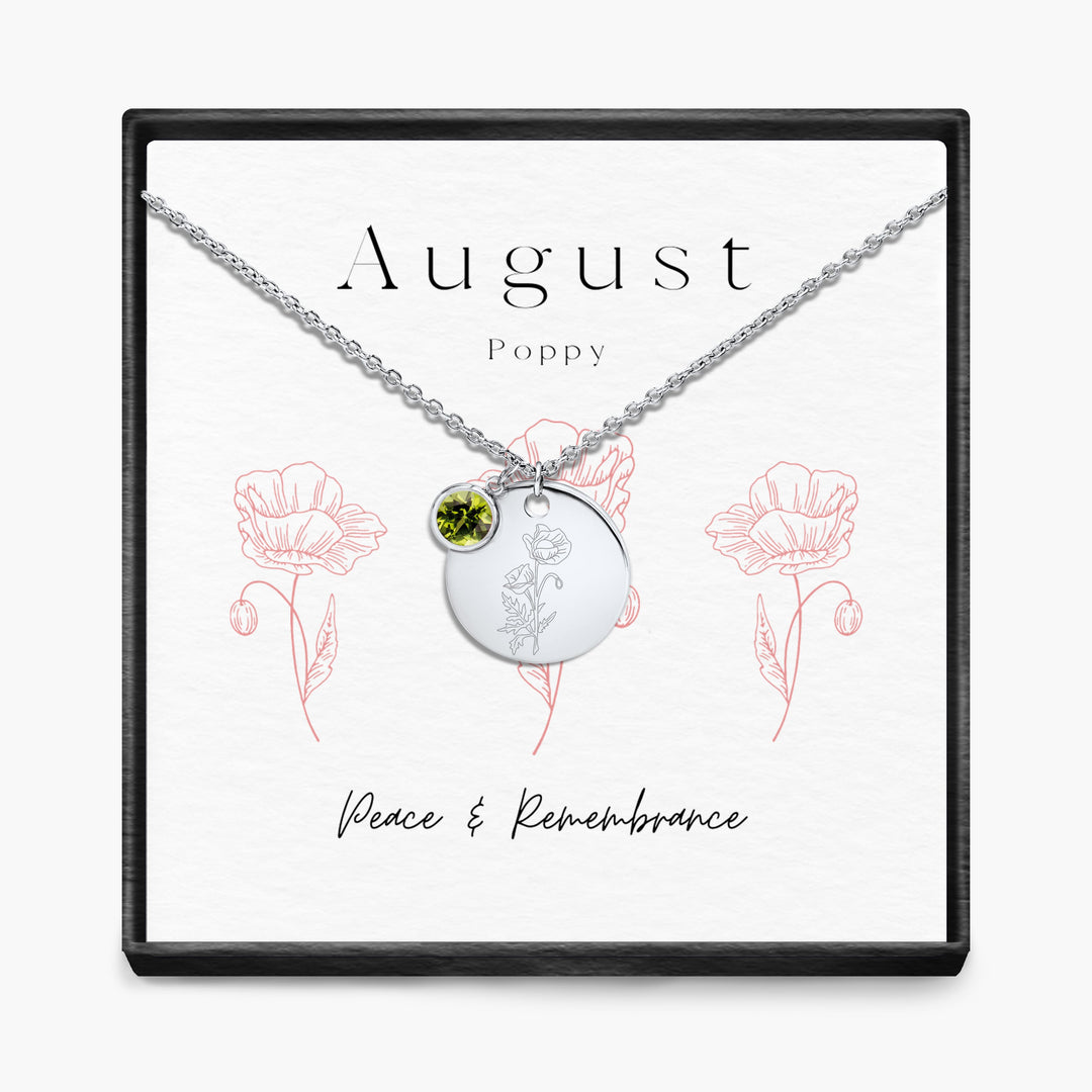 Geboortemaand hanger ketting