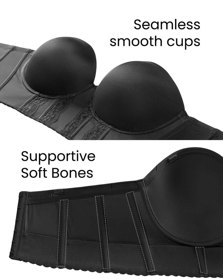 De Strapless Beha met Lage Rug