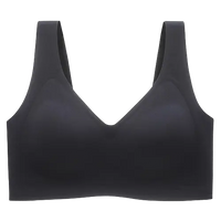 Naadloze Draadloze V-hals Jelly BH Tanktop