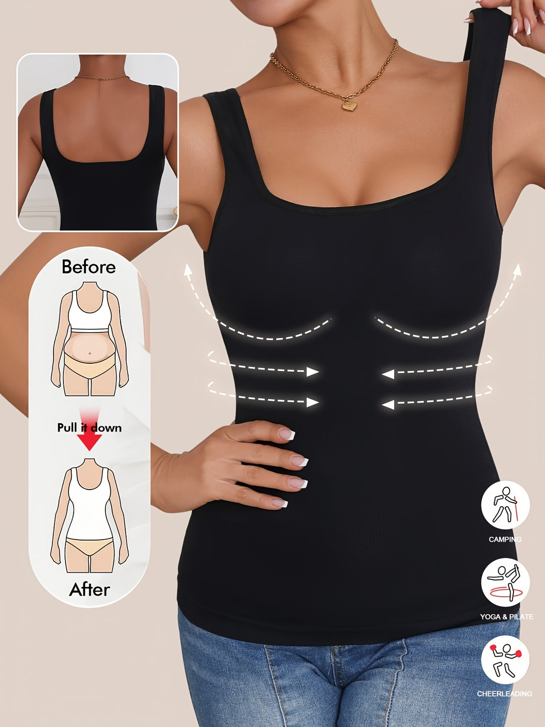 Seline Sculpt Fit-tanktop