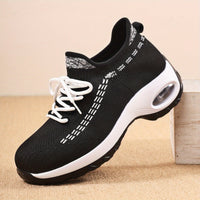 Noir Lift Gebreide Sneakers