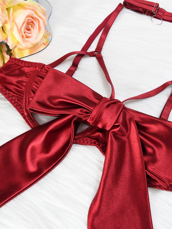 Mesh Sexy Lingerie for Women – Lace Temptation Uniform Set
