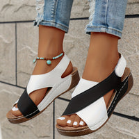 Elva Comfort Sandalen met Kruisband