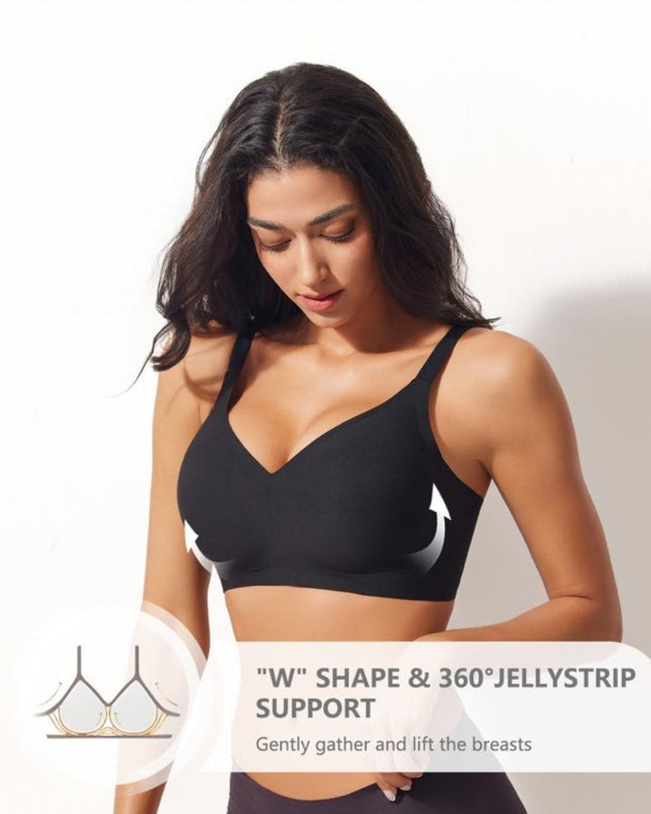 Jelly Draadloze Dames Comfortabele Push-up Beha