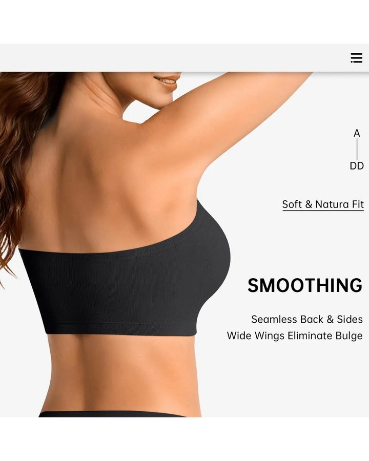 Draadloze multiway bandeau bh – Comfortabel en goed aansluitend, ook in grote maten