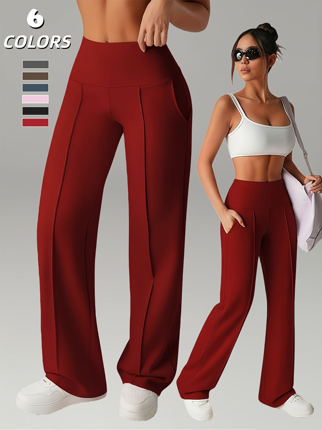 FlowWide High-Waist Broek